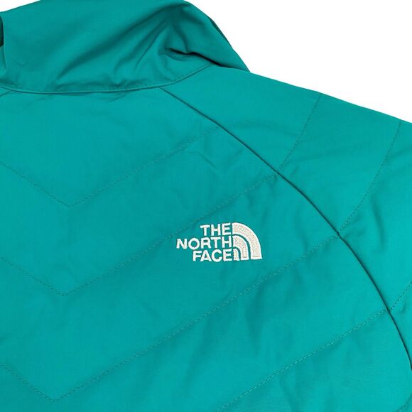 The North Face Puffer Jacket Womens 550 Down Feather Sports Coat, Green, Small P - Picture 11 of 13